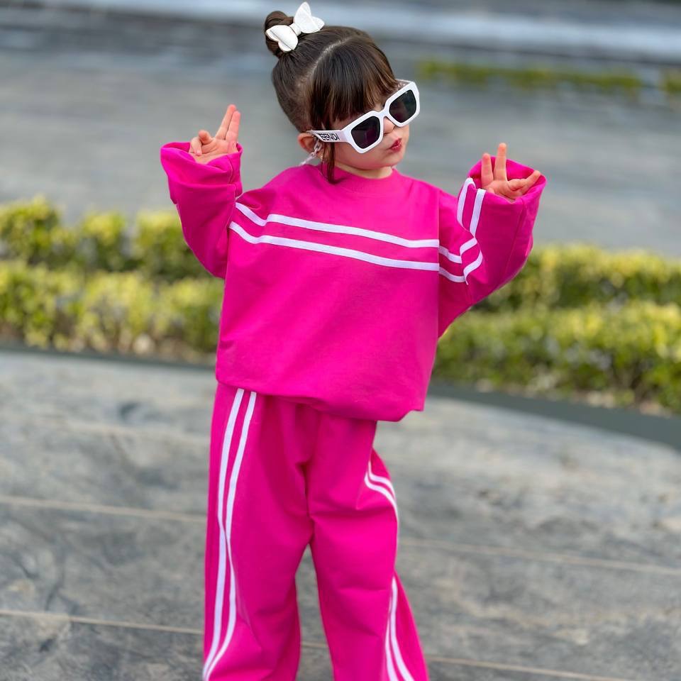 ست دورس شلوار باکسی دخترانه