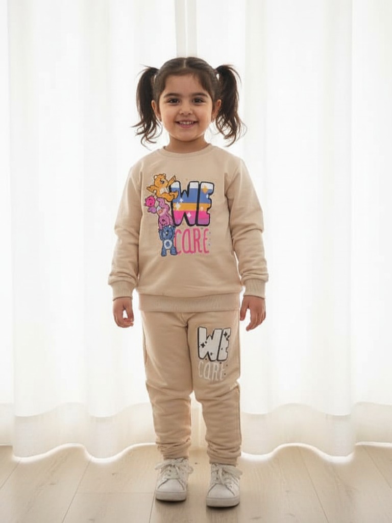 ست دورس و شلوار جاگر دخترانه خرسی